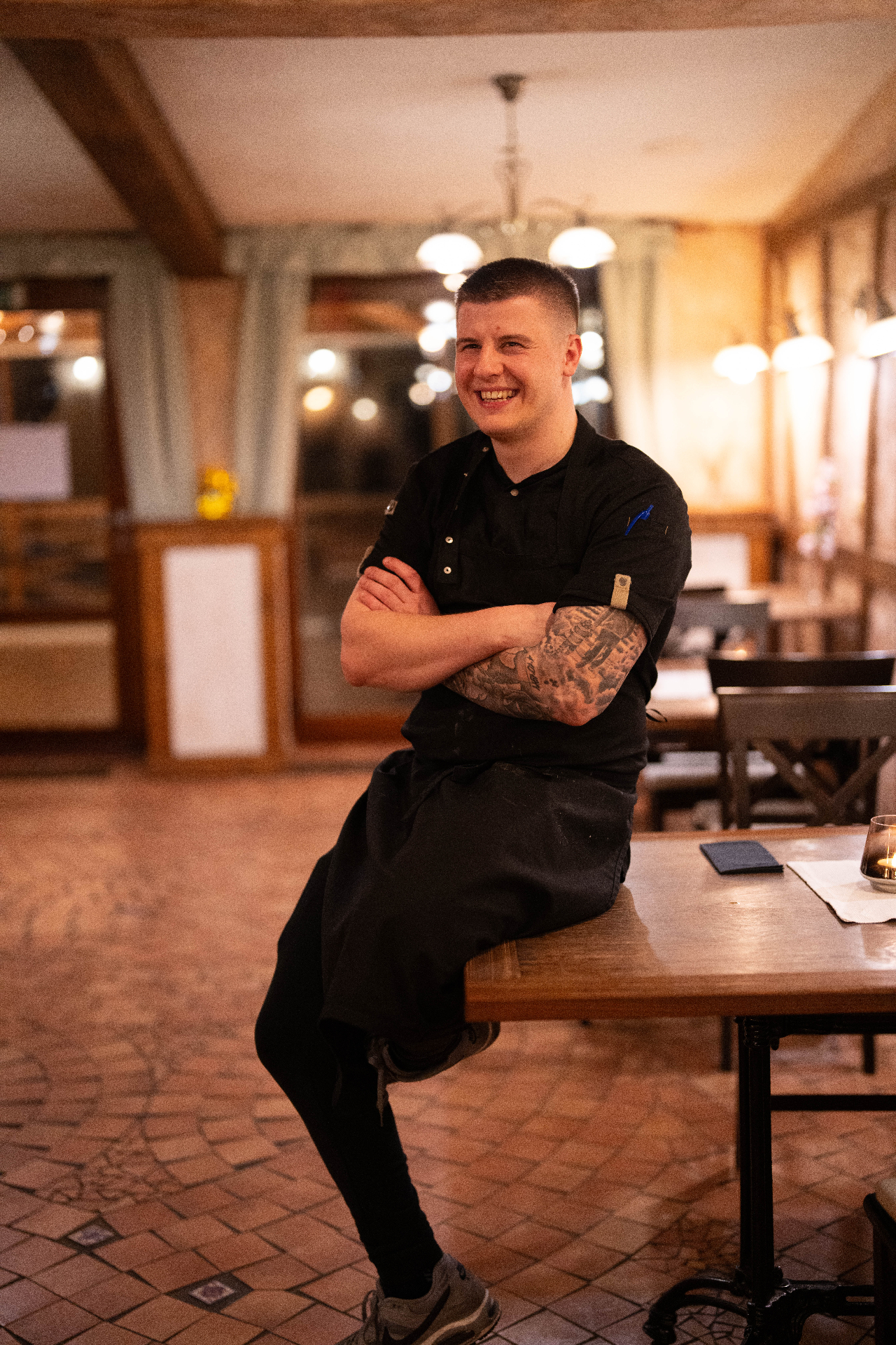 Martin Ponka v restauraci